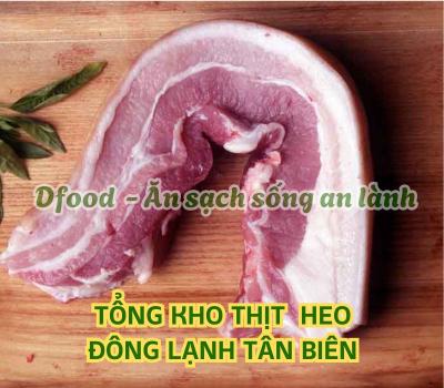 Cửa hàng chuyên bán thịt heo đông lạnh giá sỉ tại Gò Dầu