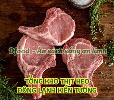 Cửa hàng chuyên bán thịt heo đông lạnh giá sỉ tại Kiến Tường