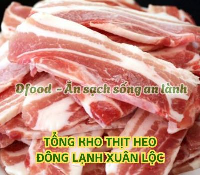 Cửa hàng chuyên bán thịt heo đông lạnh giá sỉ tại Xuân Lộc