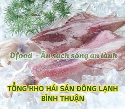 Cửa hàng hải sản đông lạnh giá sỉ tại Bình Thuận