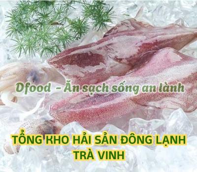 Cửa hàng hải sản đông lạnh giá sỉ tại Trà Vinh