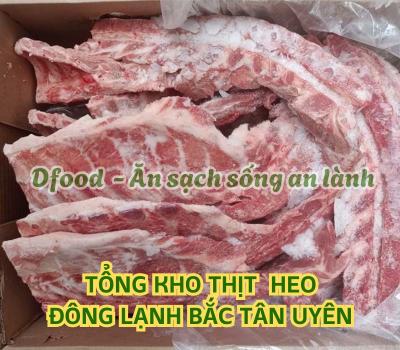 Địa chỉ cung cấp thịt heo đông lạnh giá tốt tại Bắc Tân Uyên