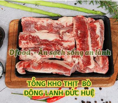 Nhà cung cấp thịt bò đông lạnh cho nhà hàng, quán ăn tại Đức Huệ
